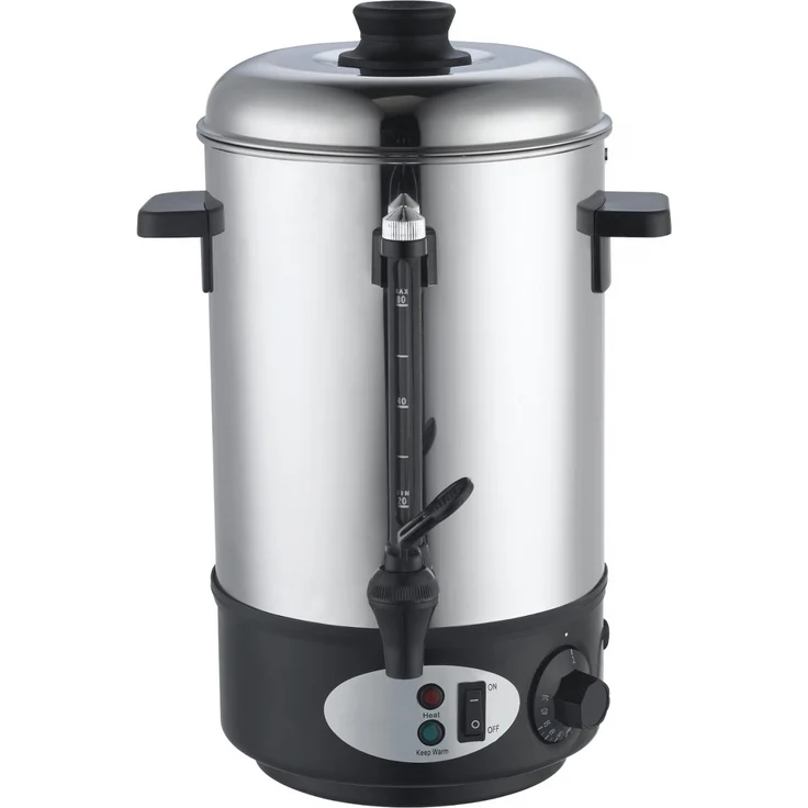 Expo Börse Glühweinbehälter, Auslaufhahn, Edelstahl, 8 L, 1800 Watt – Bild 1