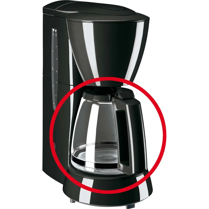Melitta Single 5 Glaskanne Typ 120, schwarz
