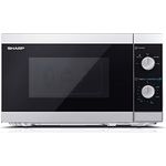Sharp YC-MS01E-S Mikrowelle, Standgerät, 20 Liter Garraum, 800 Watt, Auftauen
