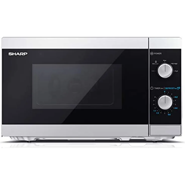 Sharp YC-MS01E-S Mikrowelle, Standgerät, 20 Liter Garraum, 800 Watt, Auftauen – Bild 1