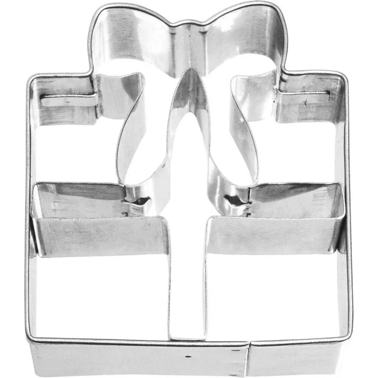 Birkmann 190641 Ausstechform Geschenk mit Innenprägung, 6,5 cm