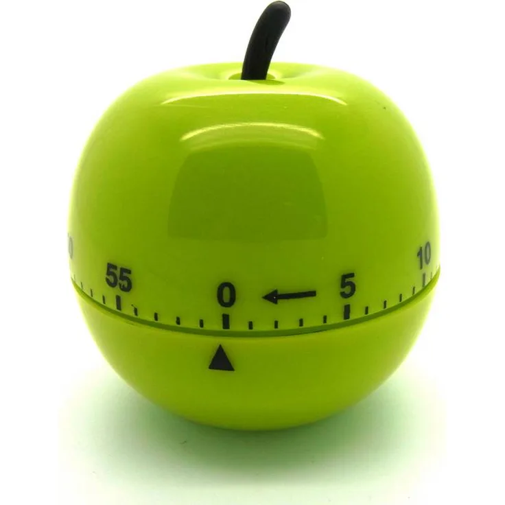 Eieruhr Kurzzeitmesser Kugel-Apfel grün