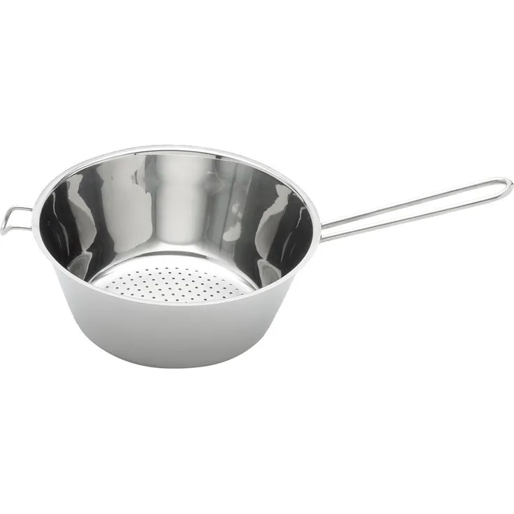 Weis Blanchiersieb mit Flachem Boden 22 cm, Edelstahl, Silber, 40 x 22 x 12 cm