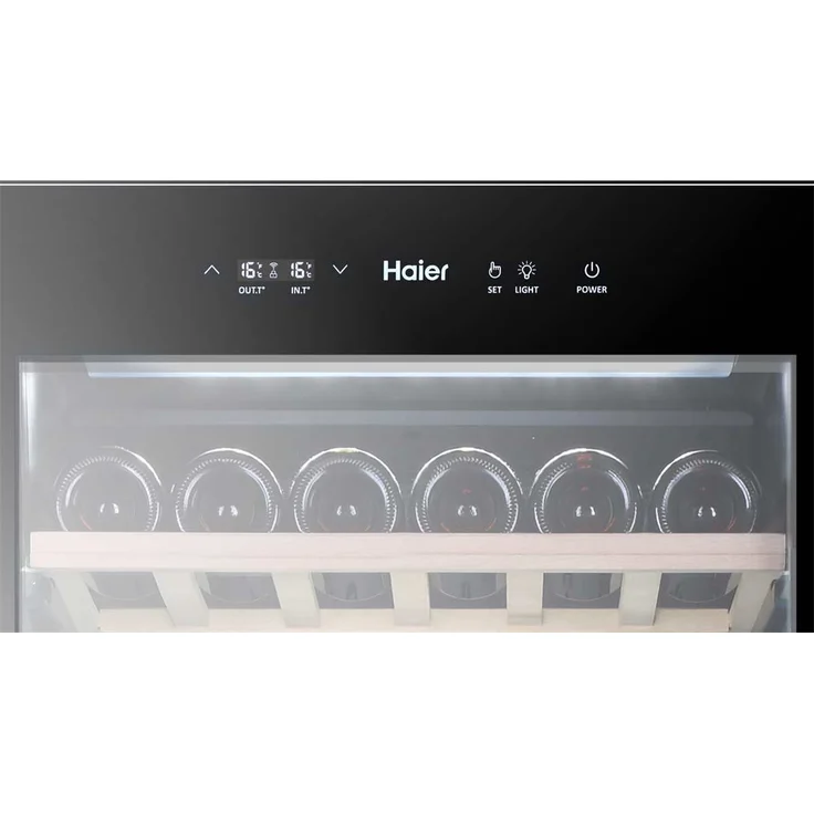 Haier WS171GA Weinkühlschrank, freistehend, Glasdekor, 171 Flaschen, LED, Display, Türschloss, Breite 60 cm, Energieklasse G – Bild 2
