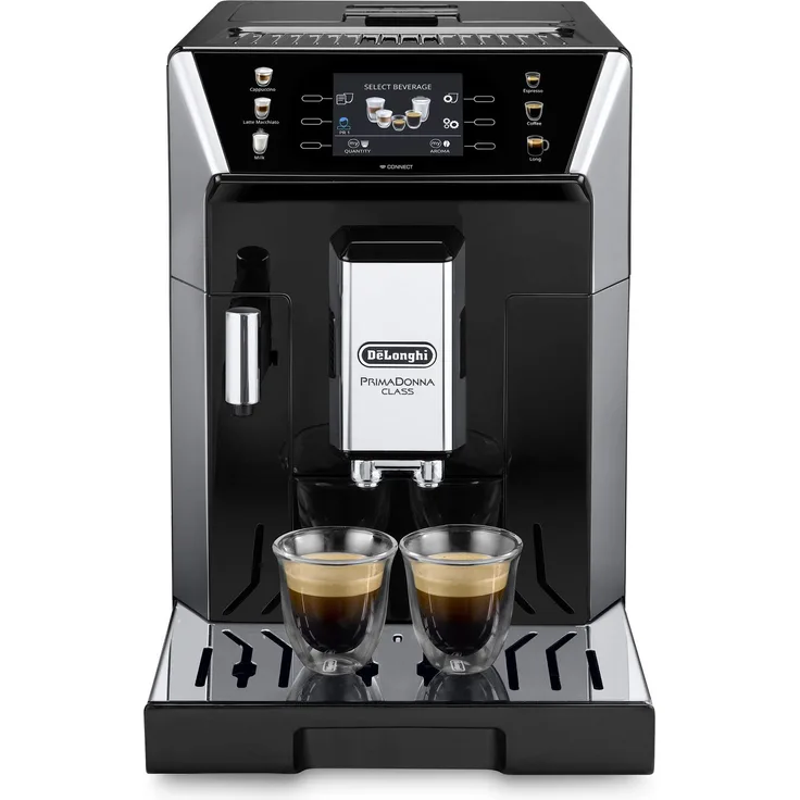De'Longhi ECAM 550.65. SB Kaffeevollautomat, Wassertank: 2 Liter, integriertes Kegelmahlwerk