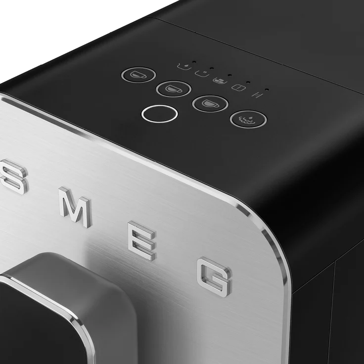 Smeg BCC02BLMEU Kompakter Kaffeevollautomat mit Dampffunktion, mattschwarz – Bild 8