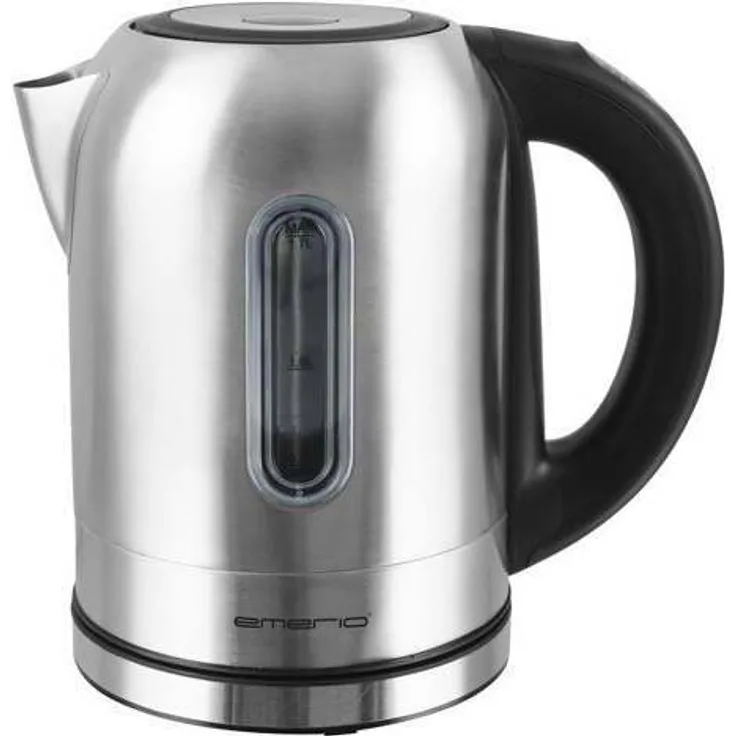 Emerio Edelstahl Wasserkocher 1,7 L mit Farbwechsel LED 2200 Watt mit Temperaturregelung,WK-108054