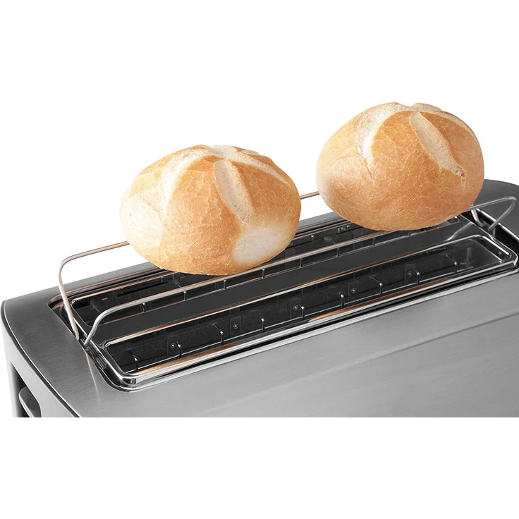 Gastroback 42397 Design Toaster Pro 2S, 2-Scheiben, intergrierter Brötchenaufsatz, 9 Bräunungsstufen, LED-Countdown-Anzeige, 950 Watt, 18-8 Edelstahl, edelstahldesign – Bild 2