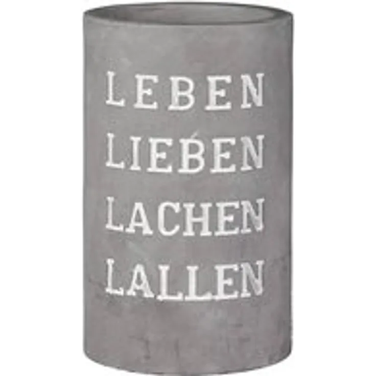 Vino Beton Weinkühler Leben Lieben Lachen Lallen - Räder Design