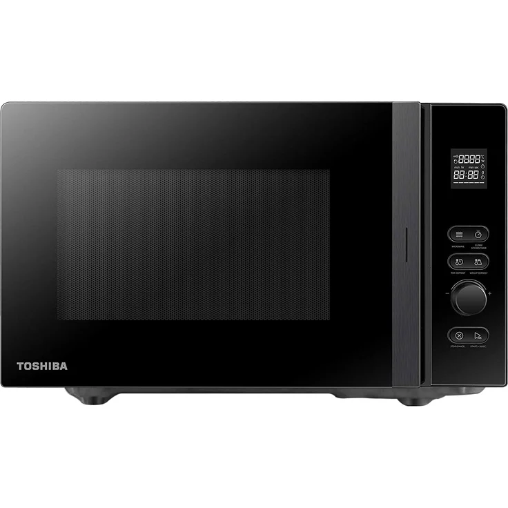 Toshiba MV-MG20T (BK) Mikrowelle, Standgerät, 800 Watt, 20 Liter Garraum, Schwarz – Bild 1