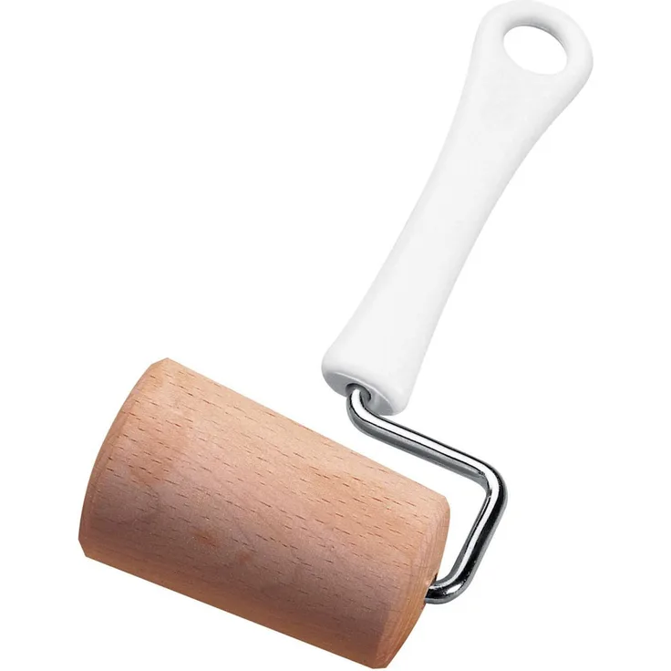 FACKELMANN Teigverteiler, Holz, Mehrfarbig, 19 x 8 x 4 cm