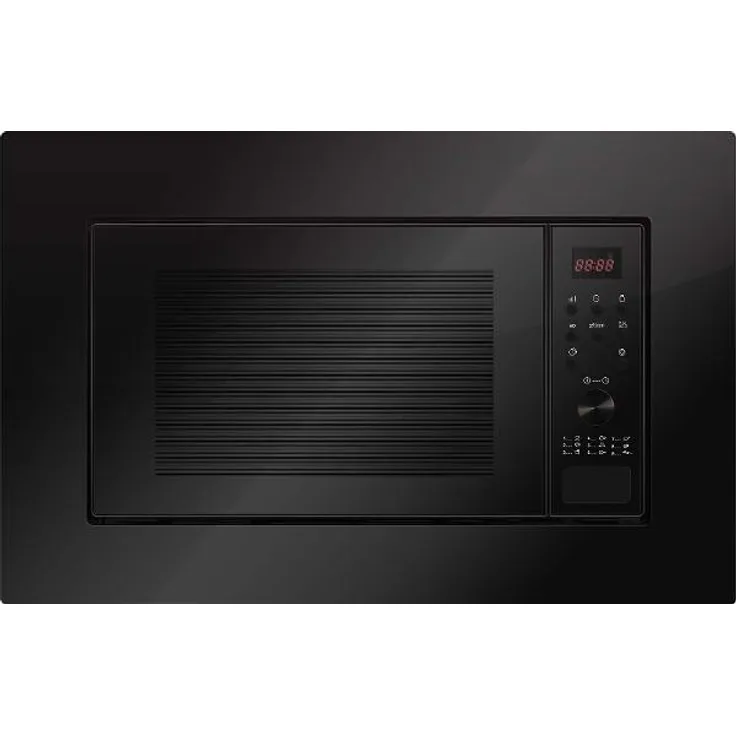 Amica EMW13170S Mikrowellemit Grill , Einbaugerät, 20 Liter Garraum, 700 Watt, schwarz