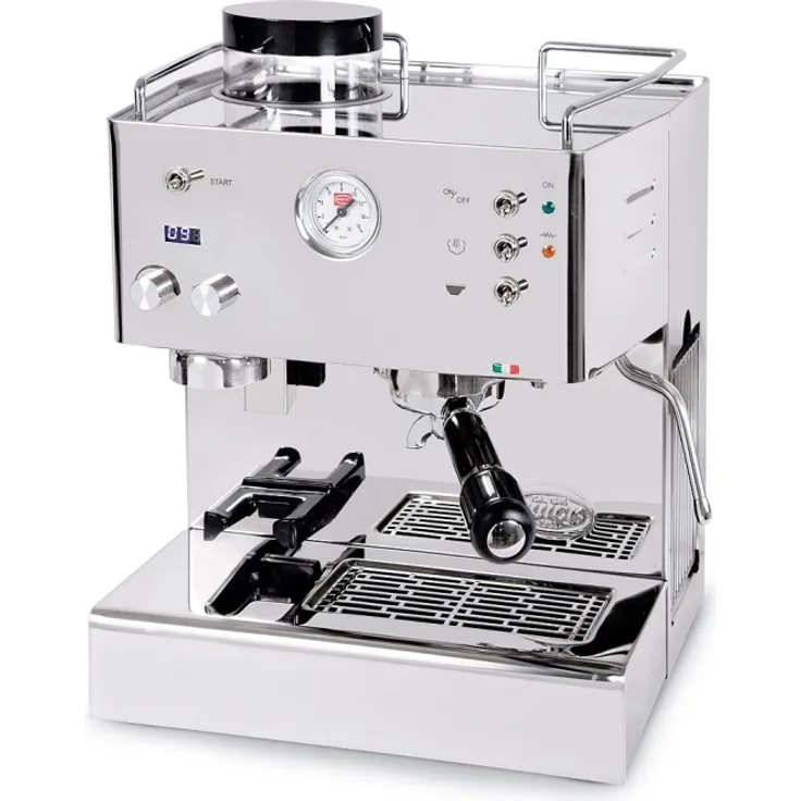 Quickmill Modell 3035 ''Pegaso'' PID Siebträger Espressomaschine mit integriertem Mahlwerk