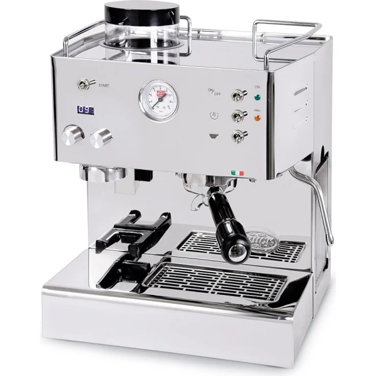 Quickmill Modell 3035 ''Pegaso'' PID Siebträger Espressomaschine mit integriertem Mahlwerk – Bild 1