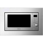 PKM MW 800,8-20G-EB Mikrowelle mit Grill, Einbaugerät, 20 Liter Garraum, 800 Watt, silber