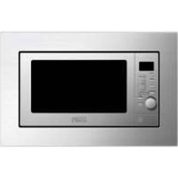 PKM MW 800,8-20G-EB Mikrowelle mit Grill, Einbaugerät, 20 Liter Garraum, 800 Watt, silber