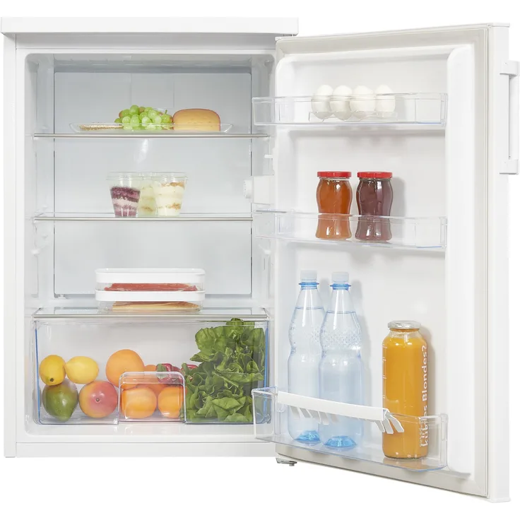 Exquisit KS 16-V-H-010E Kühlschrank, freistehend, weiß, Energieklasse E