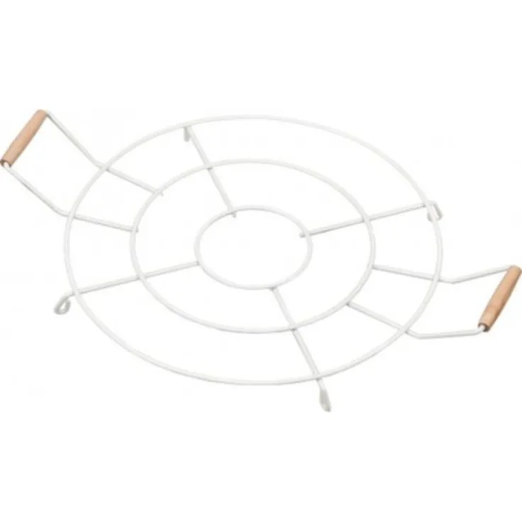 paella-Untersetzer 50 cm Stahl chrom
