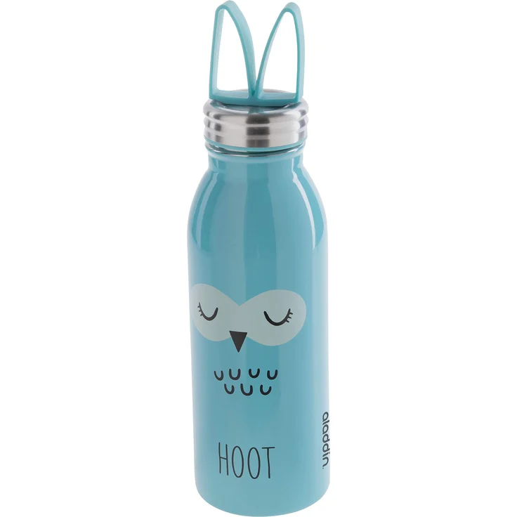 ALADDIN Thermosflasche, Edelstahl, Eule, 0,43 Liter – Bild 1