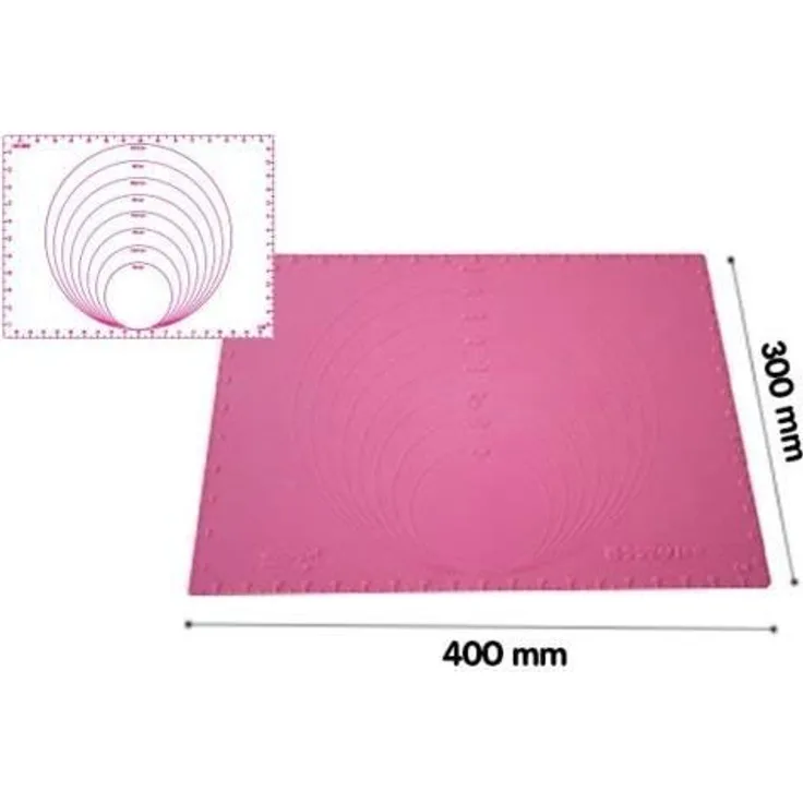 Silikomart 23.014.19.0069 PRECISION MAT 400X300 - SILICONE MAT WITH DIAMETER AND MEASURES