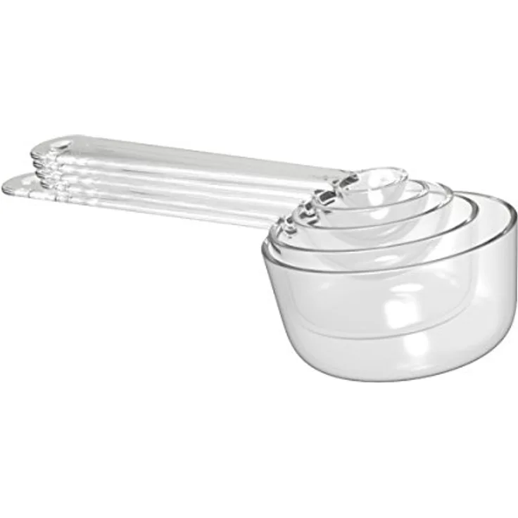 Gastromax 6404-90 Messlöffel-Set 5-teilig transparent Kunststoff