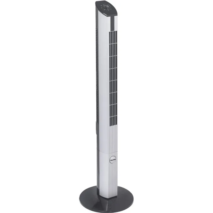 Bestron Design-Turmventilator mit Schwenkfunktion, Höhe: 107 cm, 50 W, Schwarz-Grau