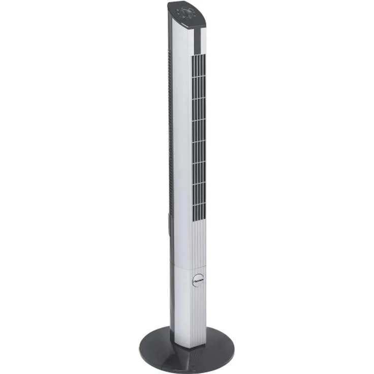 Bestron Design-Turmventilator mit Schwenkfunktion, Höhe: 107 cm, 50 W, Schwarz-Grau