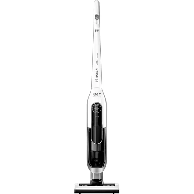 Bosch BBH73260K Athlet Ultimate Handstaubsauger, 60 min Akkubetrieb, Cartridge Filter mit Pure Air Membran, weiß