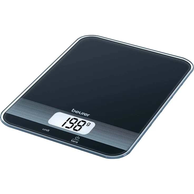 Beurer KS 19 Küchenwaage digital, 5kg Tragkraft, LCD-Display, black