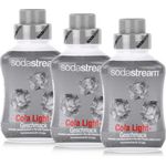 SodaStream Getränke-Sirup Softdrink Cola Light Geschmack 500ml, 3er Pack