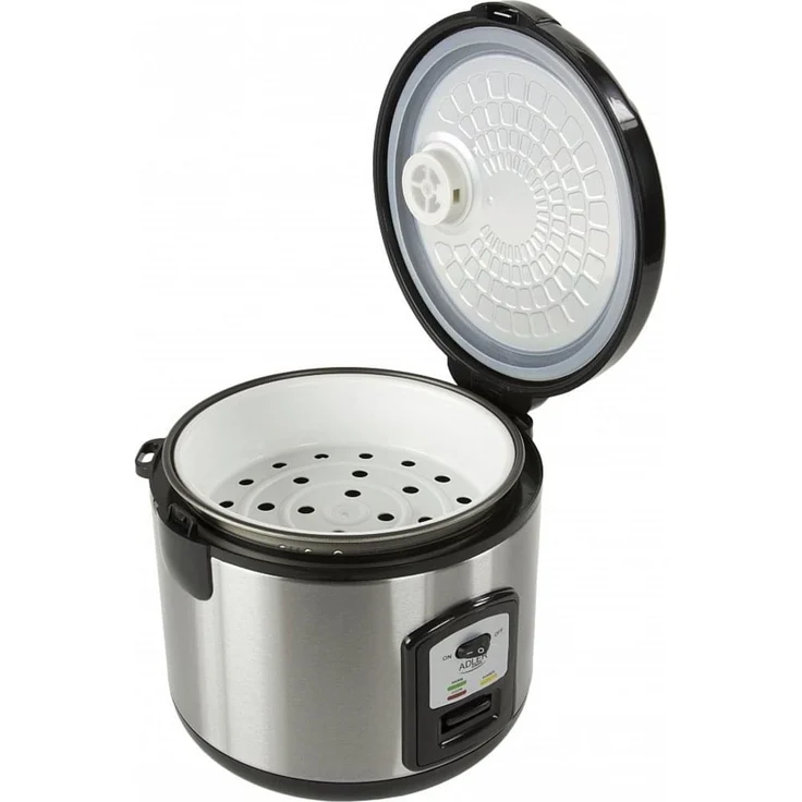 Reiskocher Multikocher Dampfgarer Edelstahl Schnellkochtopf Reis 1,5L Kochtopf – Bild 3