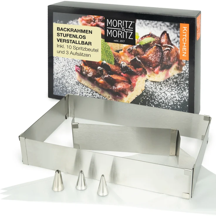 Moritz & Moritz Kitchen Backrahmen inklusive Spritzbeutel