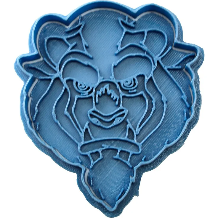 Cuticuter Bella Ausstechform, Design Animation Tier, blau, 8 x 7 x 1.5 cm