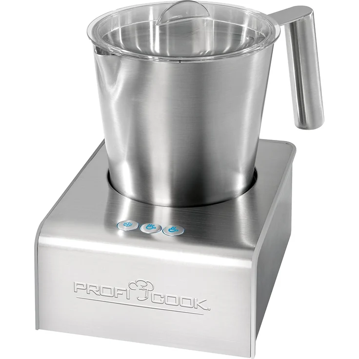 Profi Cook PC-MS 1032 Milchaufschäumer, 6 Funktionen, Heiß-und Kaltfunktion, Milchschaum in Sekundenschnelle, Automatische Abschaltung, Edelstahlgehäuse – Bild 1