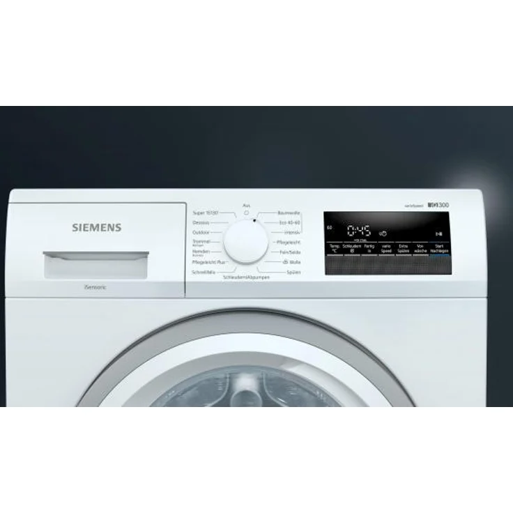 Siemens WM14NK20, Frontlader-Waschmaschine, C, Fassungsvermögen 8 kg, Standgerät, Breite 59,8 cm, Anzahl Programme: 12, Schaumerkennung – Bild 4