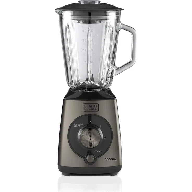Black + Decker ES9120050B BXJB1000E Standmixer, 1000, Kunststoff, 1.5 liters, Nero-Acciaio – Bild 1