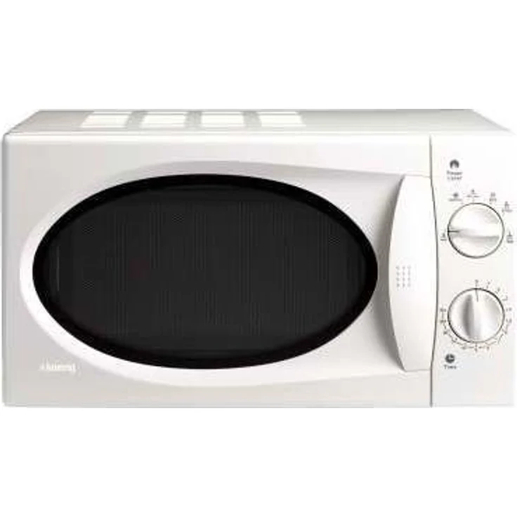 H.Koenig VIO6 Mikrowelle, Standgerät, 20 Liter Garraum, Teller Druchmesser 24,5 cm, 5 Programme, Auftaufunktion, 700 Watt, weiß – Bild 1