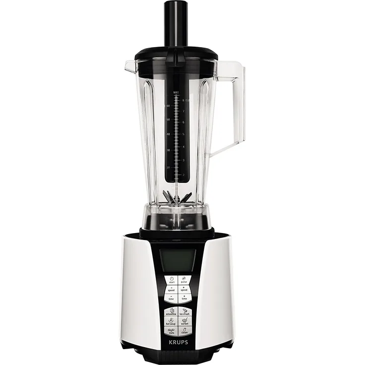 Krups High Speed Ultrablend+ KB7030 Standmixer (1500 Watt, 2 Liter) weiß-schwarz