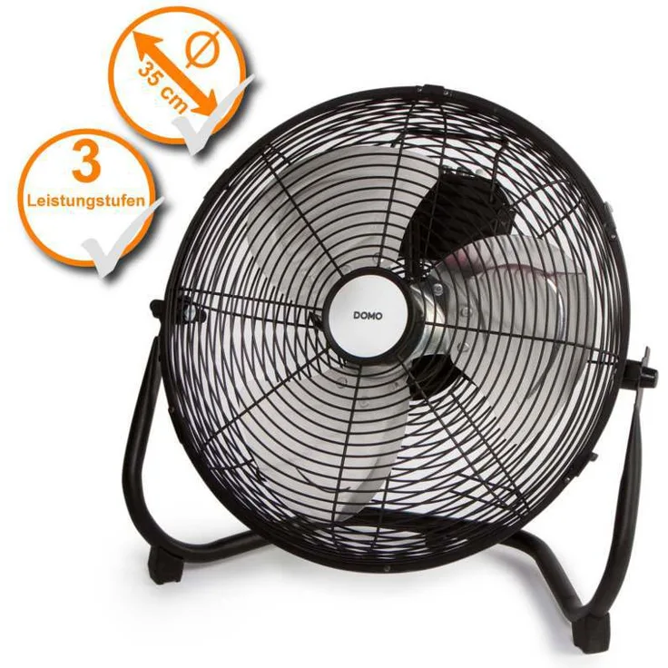Domo Tischventilator''Air Volution'' 35 Cm DO8134 schwarz