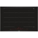 Bosch PXY875DC1E, Induktionskochfeld, Einbau, Breite 80 cm, Autark, Betriebsart elektrisch, Anzahl Kochstellen 4, Mit Rahmen aufliegend, Touchbedienung, PerfectFry Bratsensor