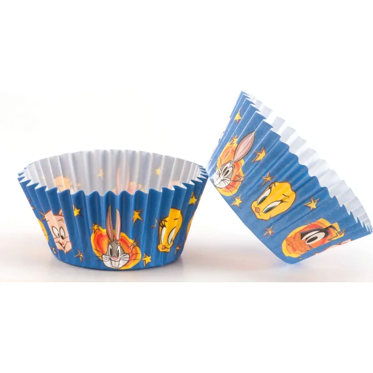 Dekora 339237 Looney Tunes Muffins Backformen Set-50 Stück