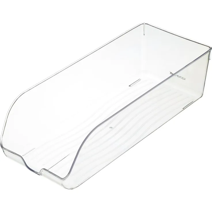 Kitchen Craft Kühlbare Aufbewahrungsbox für Getränkedosen aus Kunststoff, Plastik, Transparent, 34.5 x 14 x 9.5 cm