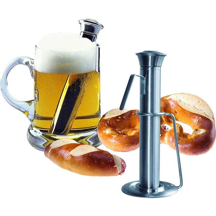 Westmark Bierwärmer mit Halter, Länge: 16 cm, Rostfreier Edelstahl, Silber, 63282260 – Bild 5