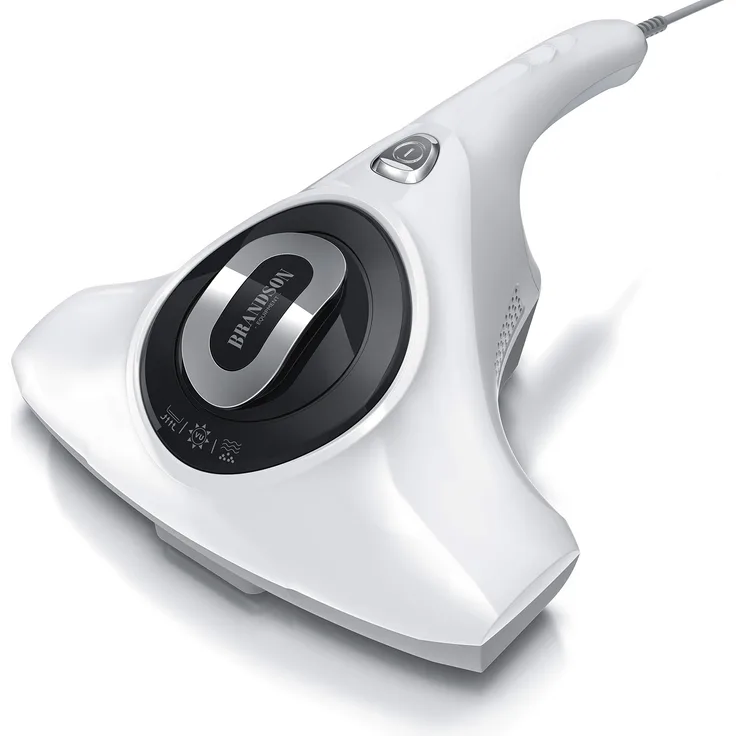 Brandson Milbenstaubsauger 300W - Milben-Handstaubsauger mit UV Sterilisationslicht - -Schmutzbehälter 150 ml - desinfiziert Betten Bekleidung Polstermöbel - Milbensauger ideal für Allergiker