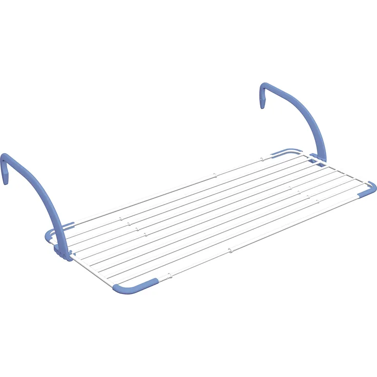 Gimi Brezza Extend Wäschetrockner für den Balkon aus Stahl und Harz, 20 m Trockenlänge