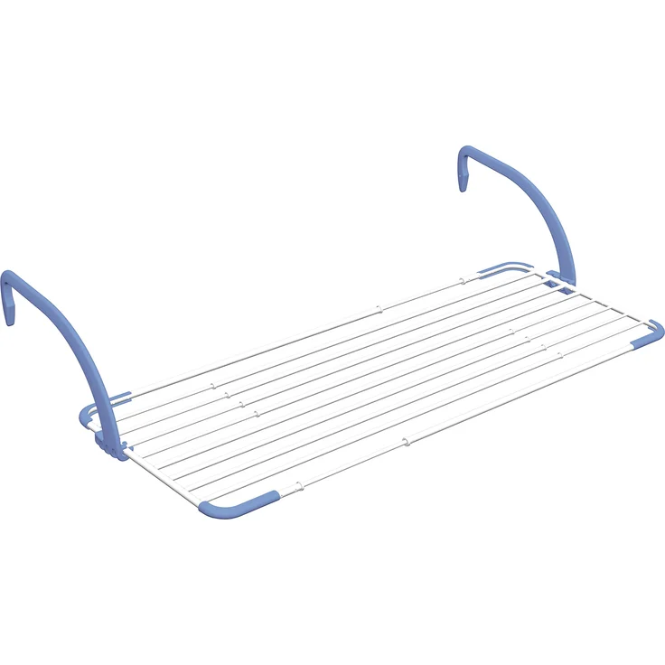 Gimi Brezza Extend Wäschetrockner für den Balkon aus Stahl und Harz, 20 m Trockenlänge