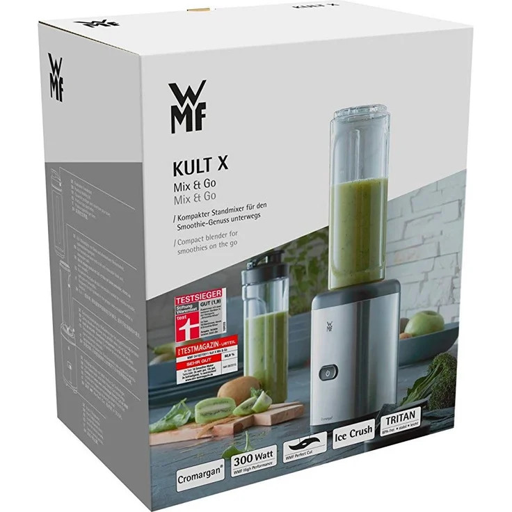 WMF Kult Mix & Go Mini Smoothie Maker, Standmixer, Blender elektrisch, Shake Mixer 300 Watt, Tritan-Kunststoff Flasche – Bild 10