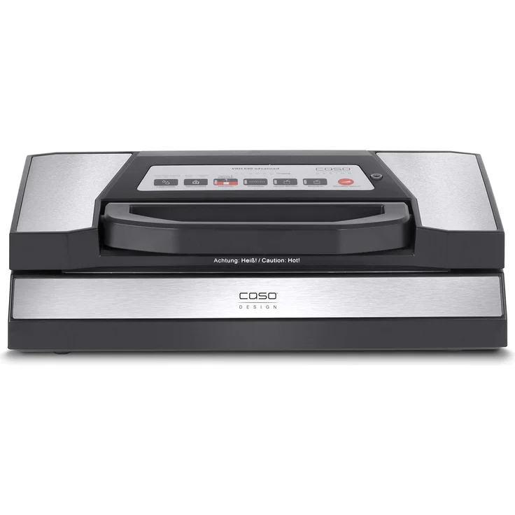 Caso VRH 690 advanced Vakuumierer - Folienschweißgerät, verlängern Sie die Halbtbarkeit Ihrer Lebensmittel, Vakuumiergerät ideal zum portionieren & aufbewahren von Essen, max. Folienbreite 30 cm, silber, schwarz – Bild 1