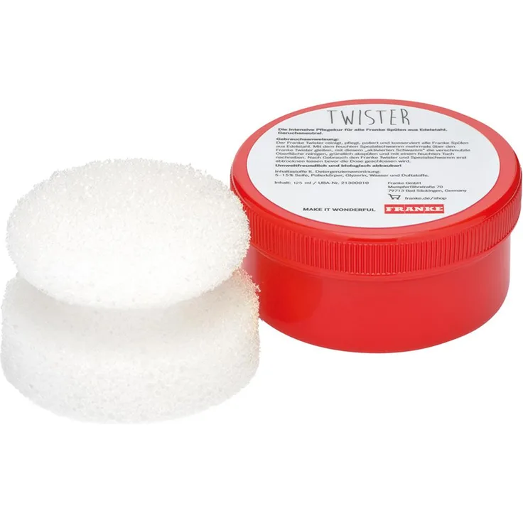 Franke Zubehör Franke Twister mit Schwamm 12x125 ml Dosen im Thekenaufsteller (112.0007.459)