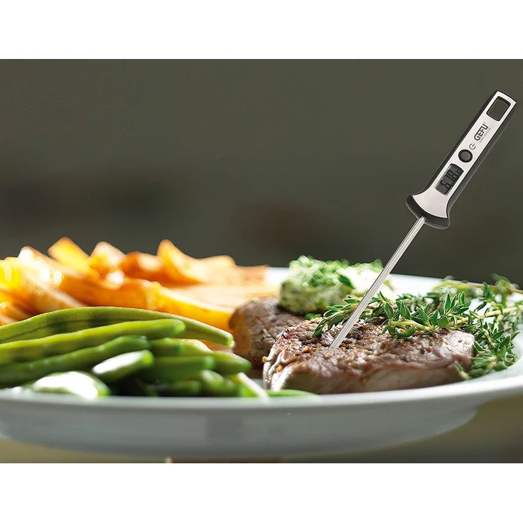 GEFU 21820 Digitales Kochthermometer SCALA - Küchenthermometer mit digitaler LCD Temperaturanzeige - Grillthermometer - Edelstahl Messfühler – Bild 5